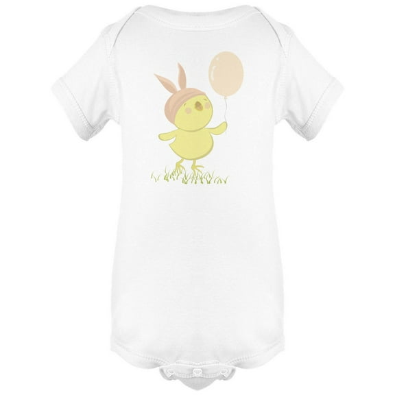Easter Chick With Balloon Bodysuit Infant -Image by Shutterstock, Newborn