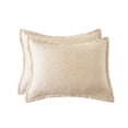 thumbnail image 6 of Studio 16, Toronto - Nue Honeycomb Luxe matelassé 3-Piece Coverlet Set (Full/Queen) with Flange – Gold, 6 of 6