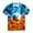 Blue, variant on XUELUO Boys Athletic Shirts Summer Tie Dye Baseball Print Crew Neck Short Sleeve Casual Tops T Shirts Holiday Wear,Blue,3-4 Years