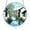 #-02D, variant on Floral Meadow Landscape Acrylic Puzzle Suncatcher, 7.4 Inch 83 Pieces Stained Glass DIY Kit J
