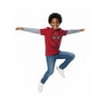 thumbnail image 4 of Spider-Man, Boys' Graphic Waffle Knit Long Sleeve 2Fer, Sizes 4-18, 4 of 5