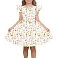 thumbnail image 2 of Vmvidoty 3-15Y Girls School Uniform Three Piece Set - Campus Style Shirts & Skirts & Necktie Set Multicolor 3 Years, 2 of 9