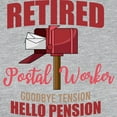 thumbnail image 3 of CafePress - Retired Postal Worker Funny Po Long Sleeve T Shirt - Womens Baseball Tee, 3 of 4