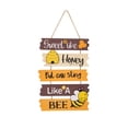thumbnail image 2 of Decoración Del Día de Las Abejas Xihbxyly Colgadores de Puerta de Madera con Forma de Abeja, 2 of 7