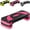 pink, variant on 31inch Aerobic step board, height-adjustable, with stable height-increasing pad, suitable for home workouts, standing step board, home fitness equipment