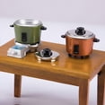 thumbnail image 2 of ACDANC Miniature Simulation Rice Cooker Mini Rice Cooker Cooker Model Kitchen Model Rice Cooker Small, 2 of 7