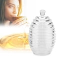 thumbnail image 3 of Ejoyous Pot à Miel en Forme de Ruche Transparent 265ml avec Bâton Goutteur pour Stocker et Distribuer le Miel, Pot à Miel en Forme de Ruche, Pot à Miel Transparent, 3 of 8
