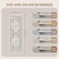 thumbnail image 3 of Roxstand 2'x6' Washable Runner Rug for Hallway Entrance Bedroom Entryway, Vintage Oriental Non Slip Stain Resistant Kitchen Rugs, Beige, 3 of 10