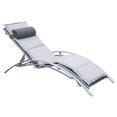 thumbnail image 1 of Outsunny Adjustable Reclining Chaise Lounger, 1 of 9