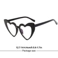 thumbnail image 3 of Minnieouse Sun Eyewear Mujeres Gafas de sol en forma de corazón Suministro de viaje multifuncional para adultos Mujeres Lady Girl Children Tipo 1 Lentes Tipo 3 Minnieouse AP008850-03, 3 of 6
