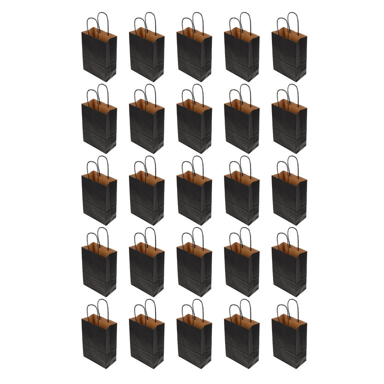 Paper Bags Candy Bar BLACK Paper Bags Wedding, Paper Bags Candy