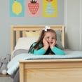 thumbnail image 4 of Max & Lily Twin Bed Frame with Storage Drawer, Solid Wood Platform Bed for Kids, Natural, 4 of 10
