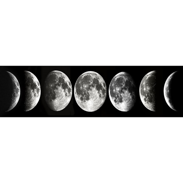 Cuadros Decorativos 5D DIY diamante pintura completo cuadrado taladro luna fase pared decoración Rhinestone arte JShteea Nuevos Originales