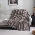 thumbnail image 2 of Qocolhg Solid Color Heavy Fleece Blanket Multifunctional Throw Blanket For Couch Sofa Beds, Soft Fuzzy Flannel Fleece Wool Warm Blankets, Blankets & Throws Clearance, 39x59 inch, Gray, 2 of 6