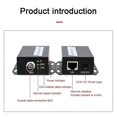 thumbnail image 2 of IP Network to Coaxial Extender Transfer From Net Cable Transmission to Coax Line 500M Ethernet Converter for CCTV, 2 of 5