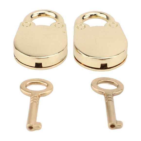 Storage Box Padlock Set of 2 Cute Bear Padlocks with Keys, Zinc Alloy Wish Lock for Jewelry Box, Diary Book, Handbag Decorative Storage Box Accessory