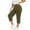 Army Green, variant on Bibifish Womens pants plus sized Elastic Waist Sports Pants Loose Fit with Pocket Stretch fit Breathable Workout Active Daily Pants