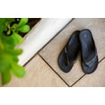 thumbnail image 5 of Men's Vertico Black Rubber Shower Sandal & Pool Flip Flop, 5 of 8
