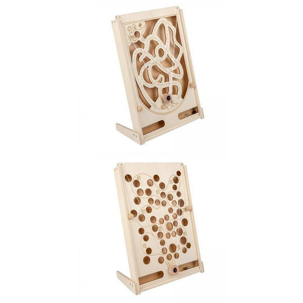 juego de mesa laberinto,juegos de mesa familia adultos juego montessori juguetes,monopolio jugador juego de mesa rompecabezas de madera,laberinto de madera educativo rompecabezas tablero de