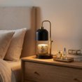 thumbnail image 4 of Better Homes & Gardens Adjustable Height Metal Shade Candle Warmer Lamp with GU 10 Bulb, Black, 4 of 5