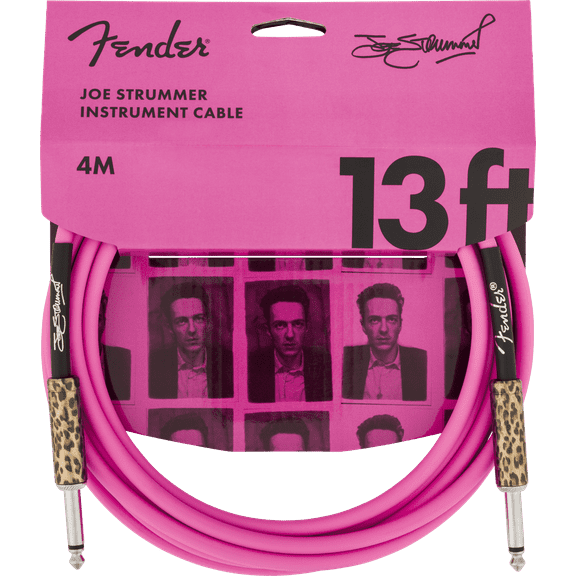 Fender Joe Strummer Signature 13' Instrument Cable, Pink