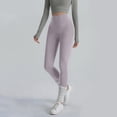 thumbnail image 5 of Pantalones de Yoga Flare Mujeres con Bolsillos Cintura Alta Cintura Ajustada Suelta Pantalones de Yoga de Longitud Completa para el Gimnasio de Yoga de Baile, 5 of 5