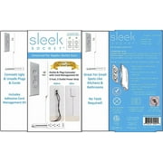 Sleek Socket Wall Outlet Concealer with 3 ft Extension Cord with Multiple Outlets