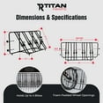 thumbnail image 2 of Titan Ramps Truck Bed Bike Rack with Quick Assembly, Accommodates up to 4 Bikes, 2 of 8