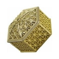 thumbnail image 3 of maskred Gift Box Wedding Favor Case Exquisite Appearance Large Capacity Smooth Candy Boxes Packing Cases Chocolate Snacks Gold Hexagon, 3 of 6