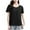 Summer Tops Black, variant on Womens Quick Dry Workout Tops, Short Sleeve Shirts for Women Summer Outdoor Casual Solid Color Crewneck Athletic T-Shirts