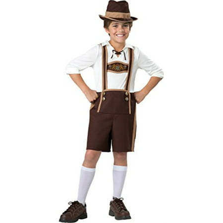 InCharacter UHC Boy's Bavarian Guy Outfit Funny Theme Fancy Dress Child Halloween Costume, Child XL 12
