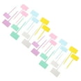 thumbnail image 3 of IBASETOY 24Pcs Assorted Color Gardening Plant Labels Plastic Markers for Indoor and Outdoor Flower Beds, 3 of 8
