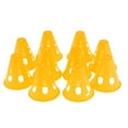 thumbnail image 3 of LOVIVER 2x 10pcs Mini Windproof Sport Training Traffic Road Cones Yellow, 3 of 8