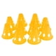 thumbnail image 1 of Paquete de 10 conos de marcado para niños, ayuda para el entrenamiento de patinaje sobre ruedas Amarillo, 1 of 8