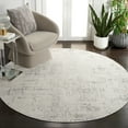thumbnail image 2 of SAFAVIEH Whisper Zola Camo Area Rug, Light Grey/Beige, 6'7" x 6'7" Round, 2 of 8