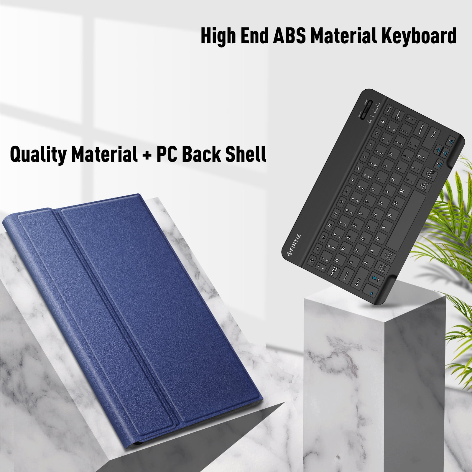 Fintie Keyboard Case for Samsung Galaxy Tab S9 11 Inch 2023 Model (SM-X710/X716B/X718U) with S Pen Holder, Slim Stand Cover Detachable Wireless Bluetooth Keyboard, Navy