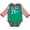 Green and Red, variant on Inktastic 1st Birthday Mermaid Party Girls Long Sleeve Baby Bodysuit