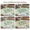 thumbnail image 7 of ODIKA Forest Vintage Scroll Border Hardwood Farmhouse Long Watercolor Playful Non-Slip Chair-Friendly for Dining Room, Large Office, Lounge, 7 of 7