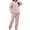 c-Pink, variant on Fuzzy Pajama Set for Women Long Sleeve Pullover Pants Set Sleepwear for Women Winter Pajamas for Women Set