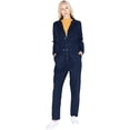thumbnail image 5 of American Apparel Women Long Sleeve Twill Coverall, Navy, Large, 5 of 6