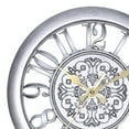 thumbnail image 3 of 11 inch Retro Wall Clock Decorative Non Ticking for Office Home Silver, 3 of 8