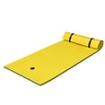 thumbnail image 2 of Resenkos Outroad Floating Water Pad Mat, Floating Island Pad,3-Layer Relaxing Tear-proof Water Mat-Yellow, 2 of 11