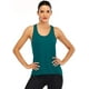thumbnail image 3 of Camiseta de yoga con espalda abierta para mujer, ropa de entrenamiento con espalda cruzada, camisetas sin mangas con espalda cruzada oso de fresa  vestir, 3 of 4