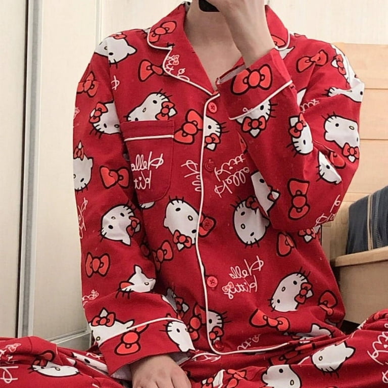 Hello kitty pajamas for women discount