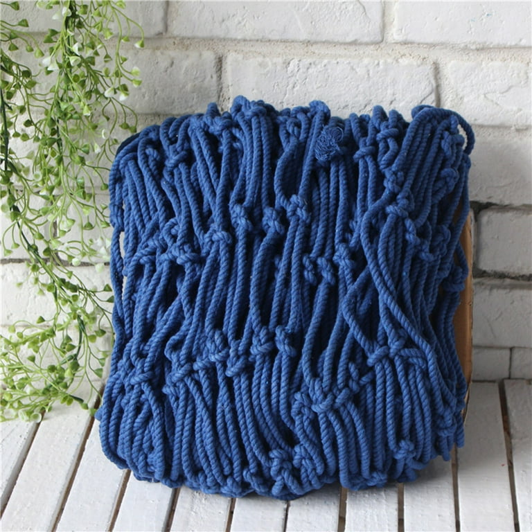 Crochet Fishing Net Wall Hanging - Beachy Decor Pattern