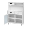 thumbnail image 4 of Fancy Design Versatile Sideboard, Can Be Used in Dining Room, Kitchen. White Solid Wood Frame, 4 of 7