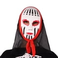 thumbnail image 4 of Máscara de terror de Halloween, cara de fantasma aterradora, máscara de fantasma, máscara de Halloween de fantasma gritón, accesorios de mascarada para niños adultos, 4 of 7