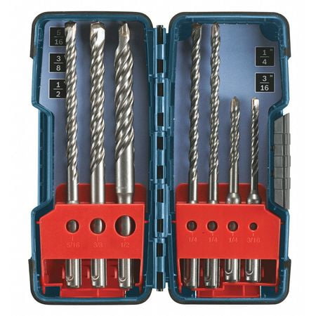 - 2-Cutter Hammer Drill Bit Set 3/16