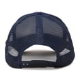 thumbnail image 6 of DALIX Trucker Cap Mesh Hat with Solid Colors and Adjustable Strap and Small Braid in Navy Blue, 6 of 6