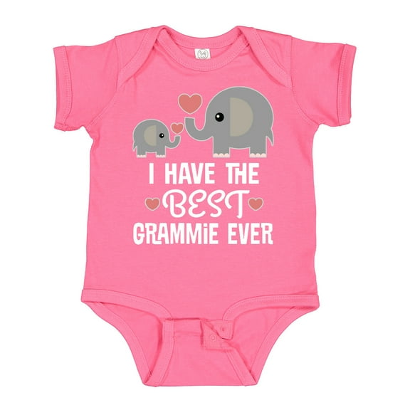 Inktastic Grandkids Best Grammie Ever Boys or Girls Baby Bodysuit